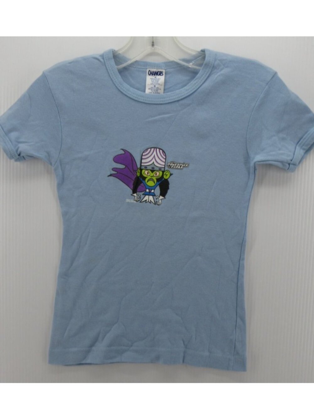 VGT Powerpuff Girls Top XS Baby Tee Y2K Shirt Grunge Mojo Jojo Girls*